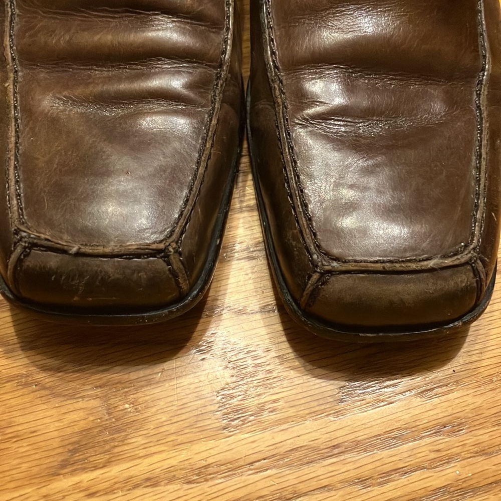 EUC Vtg Sz 11 AA (narrow) Cole Haan leather loafer shoes - Picture 2 of 10